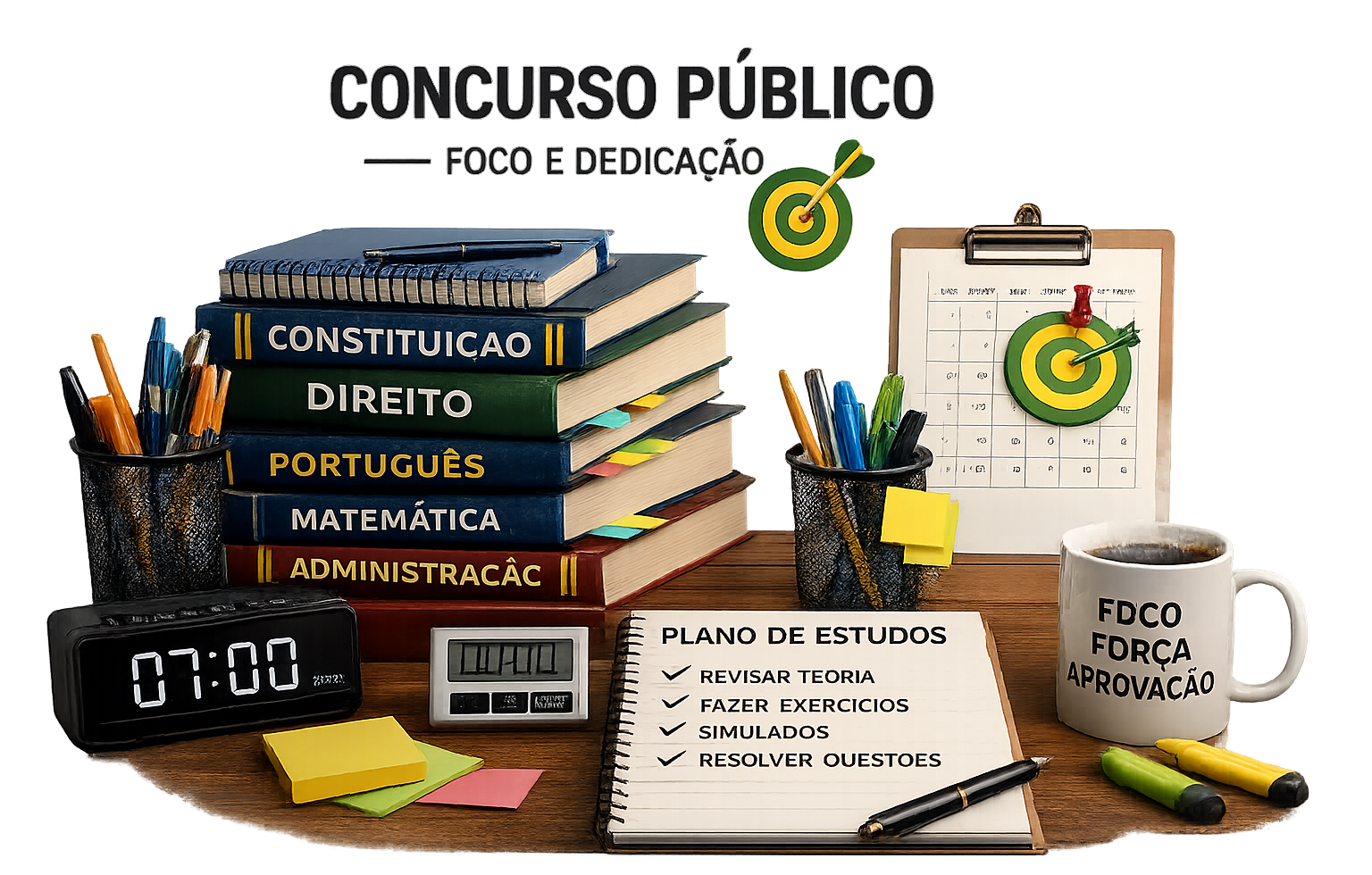 Como se preparar para um concurso público sem perder tempo e dinheiro?